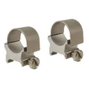 Weaver Detachable Top Mount Aluminum Scope Rings 1" High - Silver - Weaver