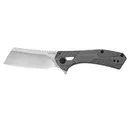 Kershaw Static Knife with Flipper Open / Stainless Steel Handle - 2-4/5" Blade - Kershaw