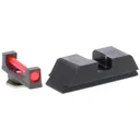 Ameriglo Red Fiber .115 FRONT Black REAR for Glock 42-43-43X-48 - Ameriglo