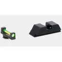 Ameriglo Green Fiber .115 FRONT Black REAR for Glock Gen5 17-19-19X-26-34-45 - Ameriglo