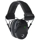 Radians Dual Microphone Electronic Earmuff 3.5mm Stereo Jack 23dB Black Grey - Radians
