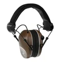 Radians Dual Microphone Electronic Earmuff 3.5mm Stereo Jack 23dB Black Tan - Radians