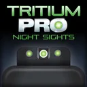 Truglo Tritium Night Sights - Ruger SR9 / SR9C, SR40 / SR40C, SR45 - Front Green Only - Truglo