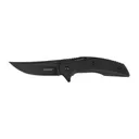 Kershaw Outright Folding Knife 3" Trailing Point Blade Black - Kershaw Knives