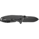CRKT Squid Assisted Black Folding Knife Assisted Opening 2 3/8" Blade Black - Colombia-River-Knife-Tool