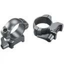 Weaver Grand Slam Leaver-Lok Top Mount Steel Scope Rings 30mm High Matte - Weaver