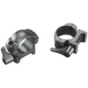Weaver Grand Slam Leaver-Lok Top Mount Steel Scope Rings 1" Medium Matte - Weaver