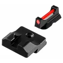 Truglo Fiber Optic Pro Sight Set Red Front Black Back for Sig X5 - Truglo