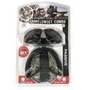 Radians Combo Set -Lowset  Camo EM with Outback Smoke Clear Glass - Radians