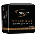 Speer Gold Dot Component Rifle Bullets .224 cal .224" 75 gr GOLD DOT SP - Speer