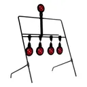 EZ-Aim Deflector Resetting Spinner Target System 16"W x 22.25"H Black Red - Allen Company