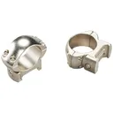Weaver Grand Slam Steel Top Mount Scope Rings 1" Medium Silver - Weaver