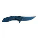 Kershaw Outright Folding Knife 3" Trailing Point Blade Blue Black - Kershaw