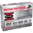 Winchester Super X Buckshot Shotshells 20 ga 2-3/4" 1200 fps #3 15/ct - Winchester