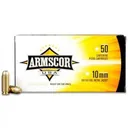 Armscor Handgun Ammunition 10mm 180gr FMJ 1008 fps 50/ct - Armscor