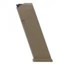 Glock Gen5 Factory Magazine G17 G17L G19 G19X G26 G34 9mm Luger - Coyote 17/rd - Glock