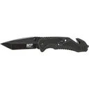Smith & Wesson M&P SWMP11B Tanto Folder Rescue Lock 3 7/8" Blade Black - Smith-Wesson