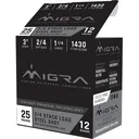Migra Waterfowl Steel Shot Shotshell 12 ga 3" 1-1/4 oz 1430 fps #2, 4 25/ct - Migra-Ammunitions-Llc