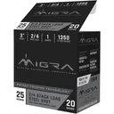 Migra Waterfowl Steel Shot Shotshell 20 ga 3" 1 oz 1350 fps #2, #4 25/ct - Migra-Ammunitions-Llc