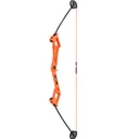 Bear Archery Valiant Youth 4 to 7 Years Bow Set RH - Orange - Bear-Archery