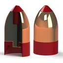 Powerbelt AeroTip Copper-Plated Muzzleloader Bullets .54 cal 348 gr AERO CHP 15/ct - Powerbelt-Bullets