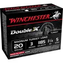 Winchester Supreme Double-X Magnum Turkey Shotshells 20 ga 3" 1-1/4 oz 1185 fps #5 10/ct - Winchester