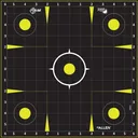 Allen EZ Aim Non-Adhesive Splash Target 12.5" Black and Yellow 30 per Pad - Allen