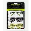 3M Peltor Sport SecureFit 400 Shooting Glasses Multiple Colors 3/ct - Peltor