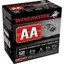 Winchester AA Target Shotshells 12ga 2-3/4" 1-1/8oz 1250 fps #7.5 25/ct - Winchester