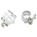 Weaver Quad Lock Detachable Scope Rings 1" High Silver - Weaver Scope Mounts