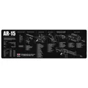 TekMat 12x36 Gun Cleaning Mat - AR-15 Black - Tekmat