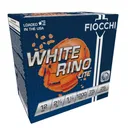 Fiocchi White Rino Lite Shotshells 12 ga 2-3/4" 1-1/8oz 1200 fps #7.5 25/ct - Fiocchi Ammo