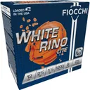 Fiocchi White Rino Lite Shotshells 12 ga 2-3/4" 1-1/8oz 1200 fps #8 25/ct - Fiocchi Ammo