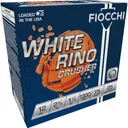 Fiocchi White Rino Crusher Shotshells 12ga  2-3/4" 1-1/8oz 1300 fps #7.5 25/ct - Fiocchi Ammo