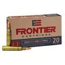 Hornady Frontier Rifle Ammunition .223 Rem 55 gr FMJ 20/ct - Frontier