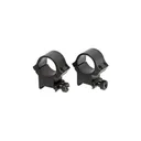 Redfield 4-Hole Aluminum Scope Rings 1" High, Matte - Redfield