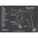 Cerus Gear 12x17 Glock Gen3 Schematic ProMat - Gray - Cerus-Gear