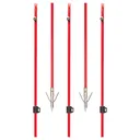 Cajun Bowfishing Fiberglass Arrow with Piranha Long Barb XT - Cajun-Bowfishing