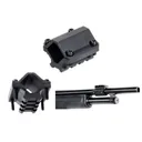 Leapers UTG Paintball Rail Barrel Mount,  Universal Shotgun - 3 Slot - Single-rail - Leapers
