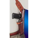 Bianchi Model X15 Shoulder Holster, 4"-5" Right Hand, Plain Tan, Cross Draw - Bianchi
