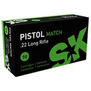 SK Pistol Match Rimfire Ammunition .22 LR 922 fps 40 gr 50/ct - Sk
