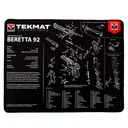 TekMat 15x20 Ultra Premium Gun Cleaning - Beretta 92 - Tekmat