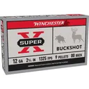 Winchester Super-X Buckshot Shotshells 12 ga 2-3/4" 1325 fps #00 5/ct - Winchester