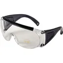 Allen Fit Over Shooting Glasses Black Frames with Clear Lens - Allen
