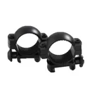 Traditions Aluminum Scope Rings fits Weaver Style Bases 1" Med - Matte Black - Traditions