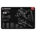 TekMat 11x17 Gun Cleaning Mat- Springfield Armory XD Mod.2 - Tekmat