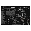 TekMat 11x17 Gun Cleaning Mat- Ruger LCP - Tekmat
