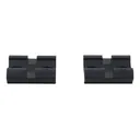 Weaver 2-Piece (Pairs) Top Mount Aluminum Scope Base - Matte - Browning BAR, BLR, BPR Mark II - Weaver
