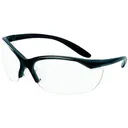 Howard Leight Uvex Vapor II Shooting Glasses Black with Clear Lens - Howard-Leight