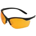 Howard Leight Uvex Vapor II Shooting Glasses Black with Orange Lens - Howard-Leight
